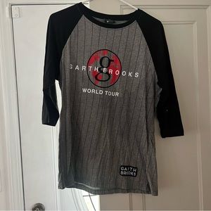 Garth Brooks World Tour Baseball Tee